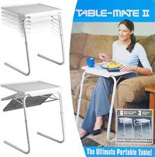 Your dimensions will vary depending on the kind of table you construct. Height 70 Cm Kenex Folding Side Table 6 Levels White Measurements Length 52 Cm Supports Up To 25 Kg Width 39 Cm Tables Console Sofa Tables Clinicadelpieaitanalopez Com