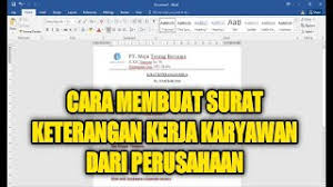 Word, bisa langsung klik link di bawah ini. Contoh Surat Keterangan Kerja Pada Saat Psbb Cute766