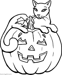 Coloring pages holidays nature worksheets color online kids games. Thanksgiving Gourd Coloring Pages Cat Onumpkin Coloringage Coloringall Sheetrintableages Hello Kitty Halloween Don Grierson