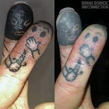 Fingers Bme Tattoo Piercing And Body Modification News Finger Tattoos Small Finger Tattoos Finger Tattoos Fade