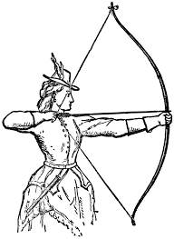 Pildiotsingu To Draw A Woman Shooting With A Bow In Air Tulemus Archery Women Archery Woman Archer