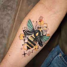You'll also find black and white bee tattoos and even bright and bold bee tattoos. 80 Best Bee Tattoo Designs You Ll Fall In Love With Saved Tattoo