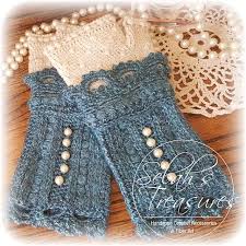 Gloves took note from all the previous decades and came in a number of other lengths, cuts, and colors. Lacy Victorian Gloves Victorian Gloves Gloves Pattern Crochet Wrist Warmers
