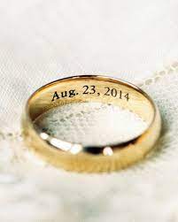How To Write Wedding Vows Engraved Wedding Rings Wedding Band Engraving Beautiful Wedding Rings