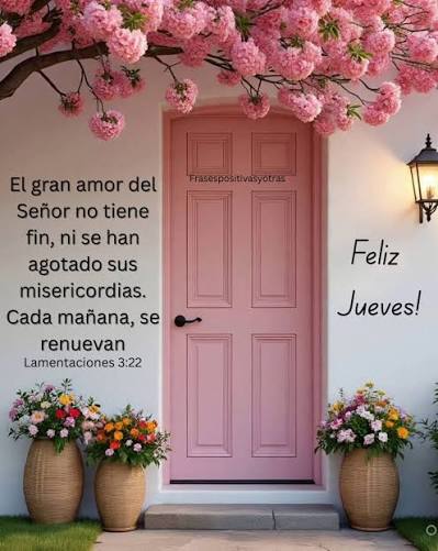 Buen día!????????????. Un poquito tarde, pero igual les deseo un resto de Jueves hermoso! Dios les bendiga. #Jueves #buenosdias #frasespositivasyotras