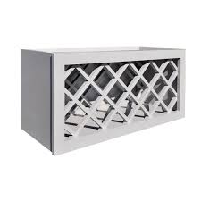 Kitchen wine racks & cabinets all departments audible books & originals cyber monday alexa skills amazon devices amazon pharmacy amazon warehouse appliances apps & games arts. Plywell Ready To Assemble 30x18x12 In Shaker Wall Wine Rack In Gray Sgxwr3018 The Home Depot