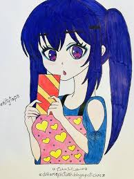 رسومات بنات انمى كيوت بالالوان Art Anime Blog Posts