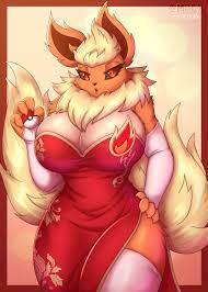 Madam Flareon by ComplexTree -- Fur Affinity [dot] net