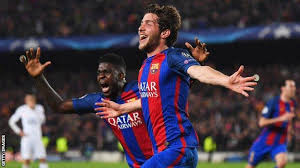 Complete overview of barcelona vs paris saint germain (champions league final stage) including video replays, lineups, stats and fan opinion. Barcelona 6 1 Paris St Germain 6 5 Agg Bbc Sport