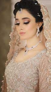 Fahad Hussayn Bridal Nikah Dresses For Pakistani Bride Pakistani Bridal Hairstyles Pakistani Bridal Makeup Bridal Makeup Salon
