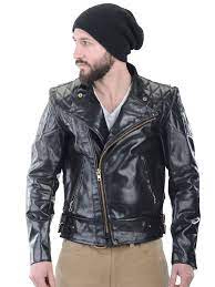 T2rm Whte Vanson Star Long Sleeve Tee Cafe Racer Leather Jacket Leather Jacket Jackets Men Fashion