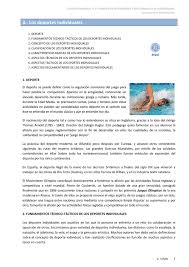 En este caso, nos dedicaremos a los deportes olímpicos individuales, es decir aquellos en los que una sola persona participa y representa a su país. 3 Los Deportes Individuales