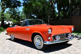 Image result for Fiesta Red 1956 Thunderbird