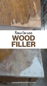 But how does it happen? How To Use Wood Filler How To Use Wood Filler Wood Filler Furniture Repair