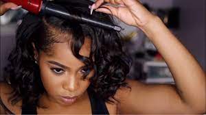 The irons are used to make the thinner as they add thinner curls that are best for the short hair. How To Curl Short Hair Wavy Hair Tutorial For Short Hair