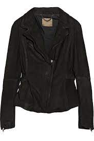 Amissus Cotton Trimmed Leather Biker Jacket By Muubaa Outnet Com 235 Originally 470 Lamb Leather Discount Designer Clothes Clothes For Sale Tops Designs