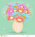 Transparent Flower Vase Cartoon