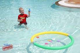 10 Of The Coolest Most Creative Pool Games For Kids Swimming Pool Games Fun Pool Games Pool Games