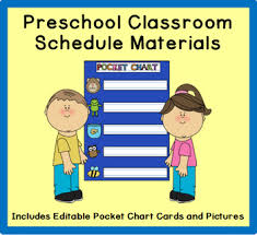 Preschool Classroom Schedule Materials