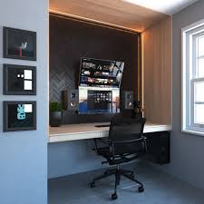Got Inspired By This Sub And Made This 3d Render In 2020 Home Office Setup Office Interior Design Interior Design Atlanta