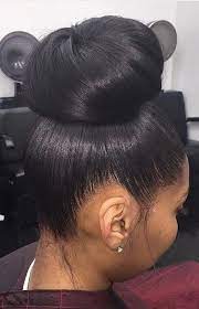 My Favorite Hairstyle Of Allll Time Toplonghairstyles Black Hair Updo Hairstyles Black Hair Bun Relaxed Hair