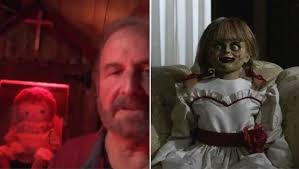 I'm back, just keep that scary woman away from me *hides behind you*. Rumours Of Haunted Annabelle Doll Escaping From Warren Museum Go Viral Memes Flood Internet Photogallery Etimes