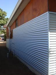 Look Of Zincalume Timber Industrial House Exterior Facade House Metal Building Homes