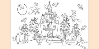 Printable coloring and activity pages are one way to keep the kids happy (or at least occupie. Halloween Colouring Page Colouring Activities