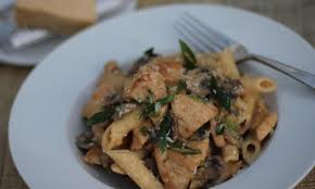 Chicken And Mushroom Carbonara Recipe Pasta Dishes Mushroom Carbonara Yummy Dinners