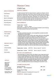 Child Care Resume Children Sample Template Job Description Planning Young People Vulnerable