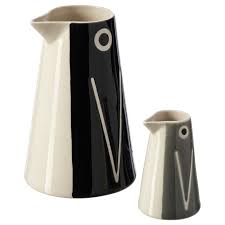 Lattsald Vase Carafe Set Of 2 Penguin Black Gray Ikea Ikea Vases Carafe Penguins