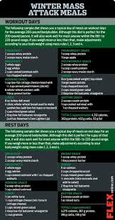 Winter Mass Meal Plan Muscle Gain Diet Muscle Gain Meal Plan Gain Muscle