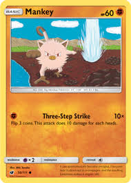 Hunting mankey is instrumental for the ash's hat quest, since it holds the eponymous item on route 9. Mankey Crimson Invasion Tcg Card Database Pokemon Com