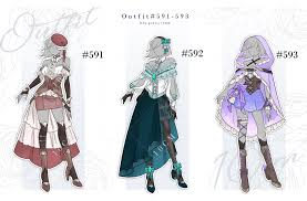 Are you the sweetheart cute nerd includes your anime boyfriend. Auction Outfit 591 593 Close By Popza10cm On Deviantart Fashion Design Drawings Fantasy Clothing Anime Outfits