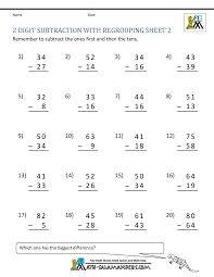 Help your students subtract with confidence by sharing two different strategies. 2 Digit Subtraction Worksheets
