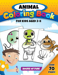 In addition to playing with colors, coloring pages may be used as valuable coloring textbooks for youngsters to do homework or comprehensive their groundwork. Animal Coloring Book For Kids Aged 3 8 Over 70 Pages To Color Of Cute Animals For Toddlers Kids Boys And Girls Ages 3 8 150 Pages 8 5 X 11 Publishing Panda 9798689773407 Amazon Com Books