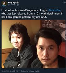 Amos yee (amos yee pang sang) was born on 31 october, 1998 in singapore, is a blogger, former youtube personality and child actor. Oh Ngo Alltheleft