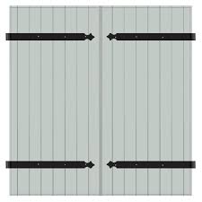 Volet Deux Battants Extrude Sur Mesure Aluminium