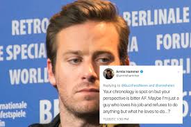 Instagram post by armie hammer • jun 30, 2017 at 4:46pm utc. Actor Armie Hammer Has Quit Twitter Due To A Buzzfeed Profile