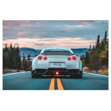 Sticks on glass, wood, or metal. Nissan Skyline Gtr Super Car Poster Self Adhesive Wall Decal Etsy Nissan Gt Nissan Skyline Nissan Gt R
