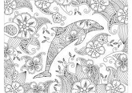 Coloring is making a comeback in a huge way. Dolphins Coloring Pages For Adults