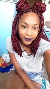 Mostly, because without length it can be hard for the sections in braids to stay together and not unravel. Box Braids Bob Red Bob Braids Hairstyles Short Box Braids Box Braids Bob