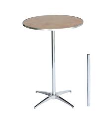 Reclaimed teak outdoor cocktail table. 30 Round Plywood Cocktail High Boy Table Kit Free Metal Edge Upgrade The Chiavari Chair Company