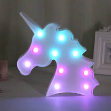 Qc Life Colorful Unicorn Led Light Night Lights Lamp Wall Decoration Decorative Sign For Party Wedding Kid Birthday Party Holiday Celebrations Unicorn Amazon Com