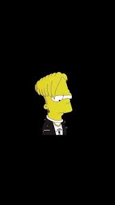 Here are the photos taken of the simpsons related stuff that was around the studio's lot celebrating the show's 300th episode. Bart Sad Black Lol Rap Simpson Simpsons Triste Xd Hd Mobile Wallpaper Peakpx