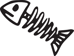 387ca Cartoon Fish Bones Fish Clipart Fish Drawings Cartoon Fish