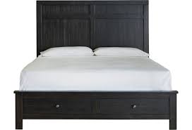 Ships free orders over $39. Benchcraft Noorbrook King Panel Storage Bed With 2 Drawers Standard Furniture Platform Beds Low Profile Beds