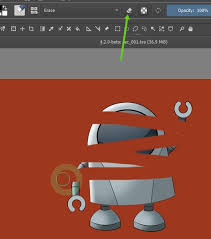 How To Erase In Krita Krita Tutorials Go to your pixel art brush and press e.