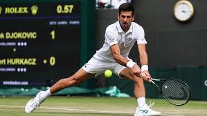 Novak djokovic is a serbian professional tennis player. Wimbledon 2019 Novak Djokovic Safely Negotiates His Way Past Hubert Hurkacz