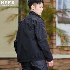 Mua Áo khoác cao -áo khoác nam 2022 mùa xuân và mùa thu và mùa đông mới  thương hiệu thương hiệu áo khoác công nhân quần áo cộng với quần áo bóng